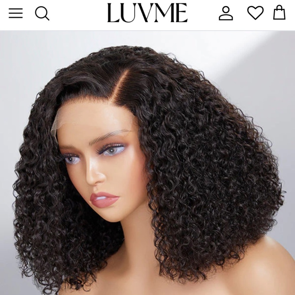 Kinky Curly 5x5 Closure HD Lace Glueless Side Part Wig 100% Human Hair